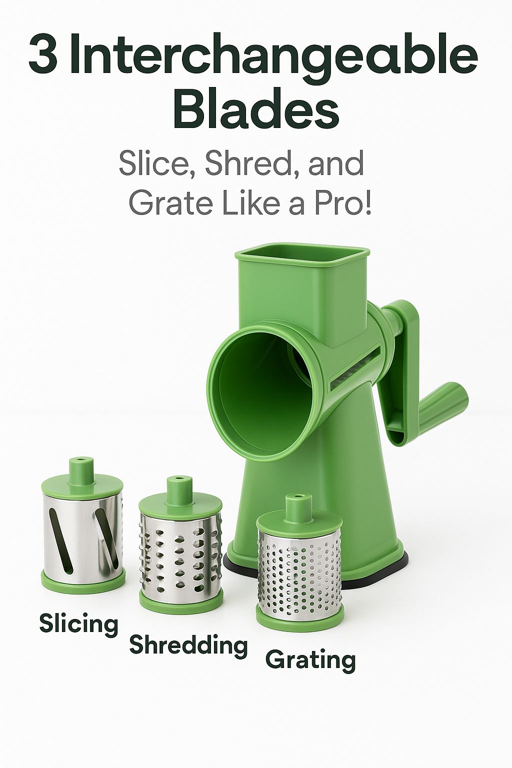 QuickChop Pro™ – 3-in-1 Vegetable Slicer